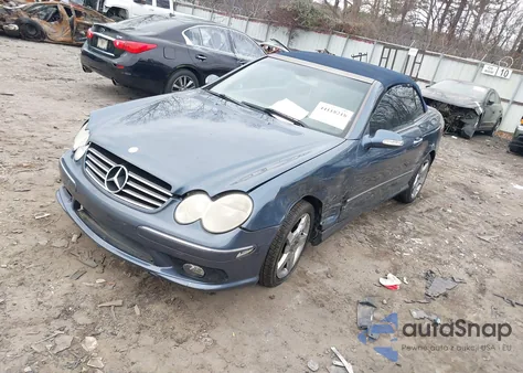 2005 Mercedes-Benz Clk 500 из США, поврежденный, VIN WDBTK75G75T049268
